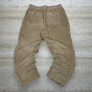Vintage 90s Tommy Bahama Corduroy Pants 36x30 Baggy Wide Leg Fit Tan Cotton